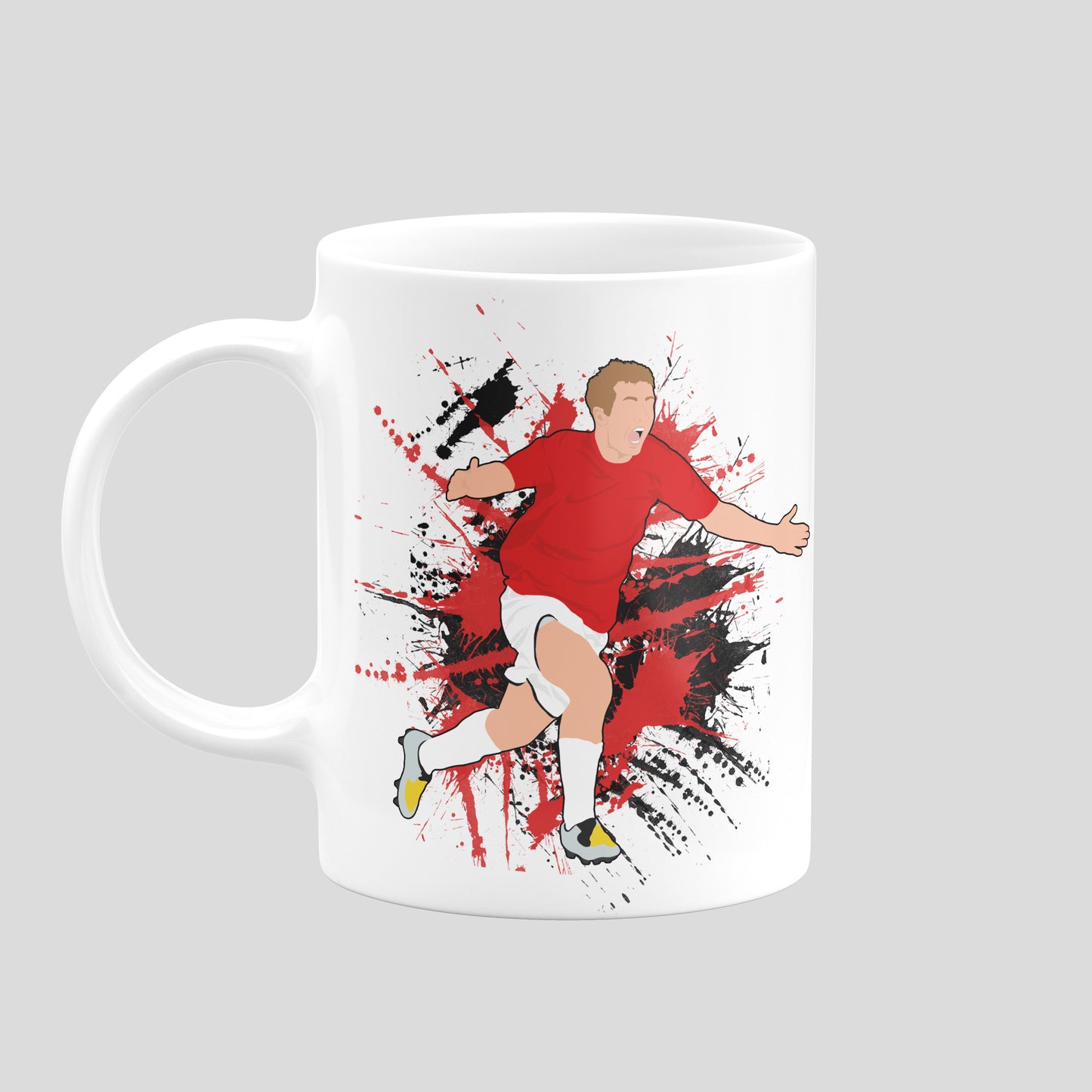 Paul Scholes Manchester United Mug – Football Artwork