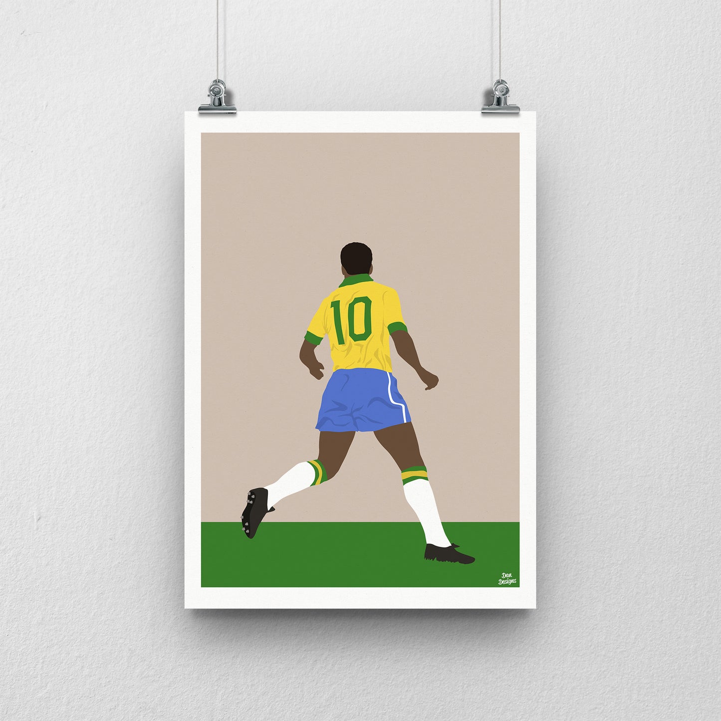 Pele Brazil Print