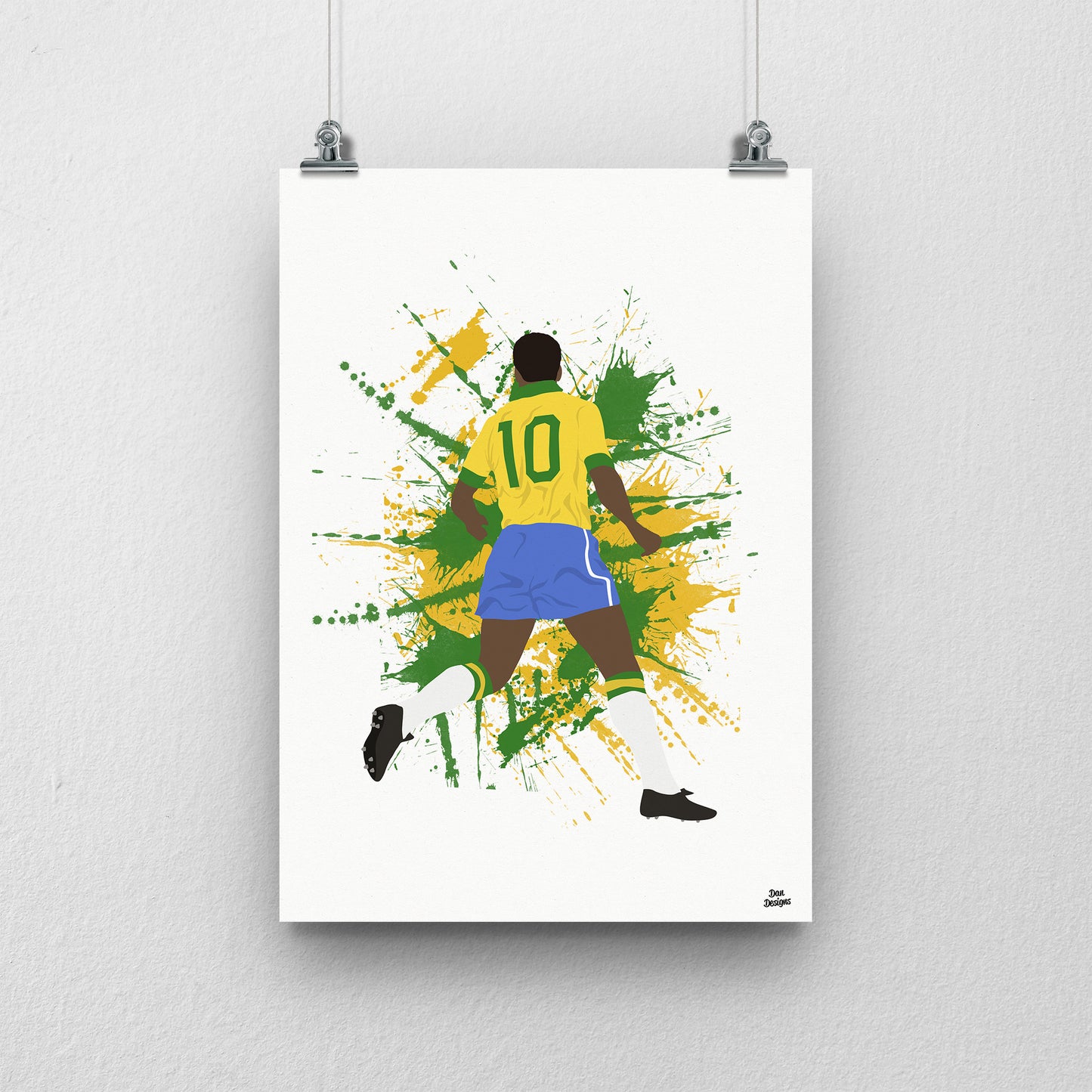 Pele Brazil Print