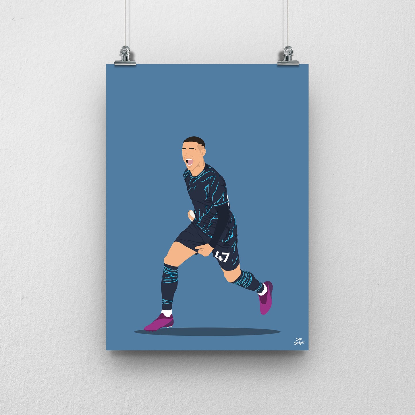 Phil Foden Away Print
