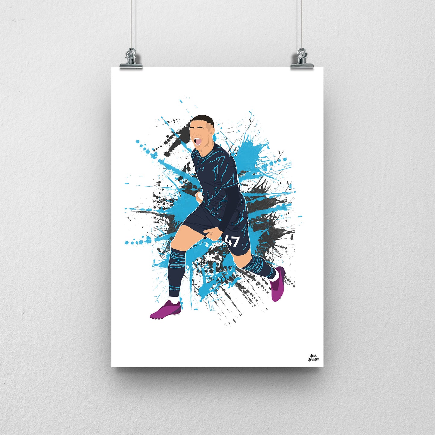 Phil Foden Away Print