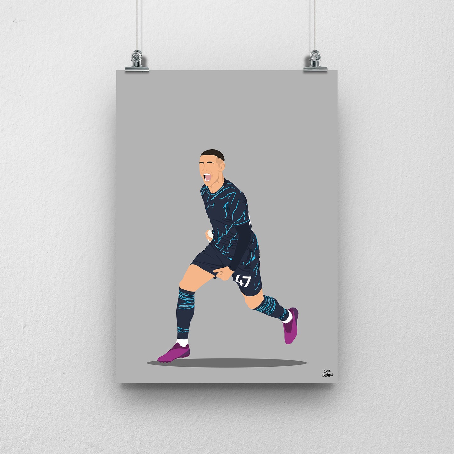 Phil Foden Away Print