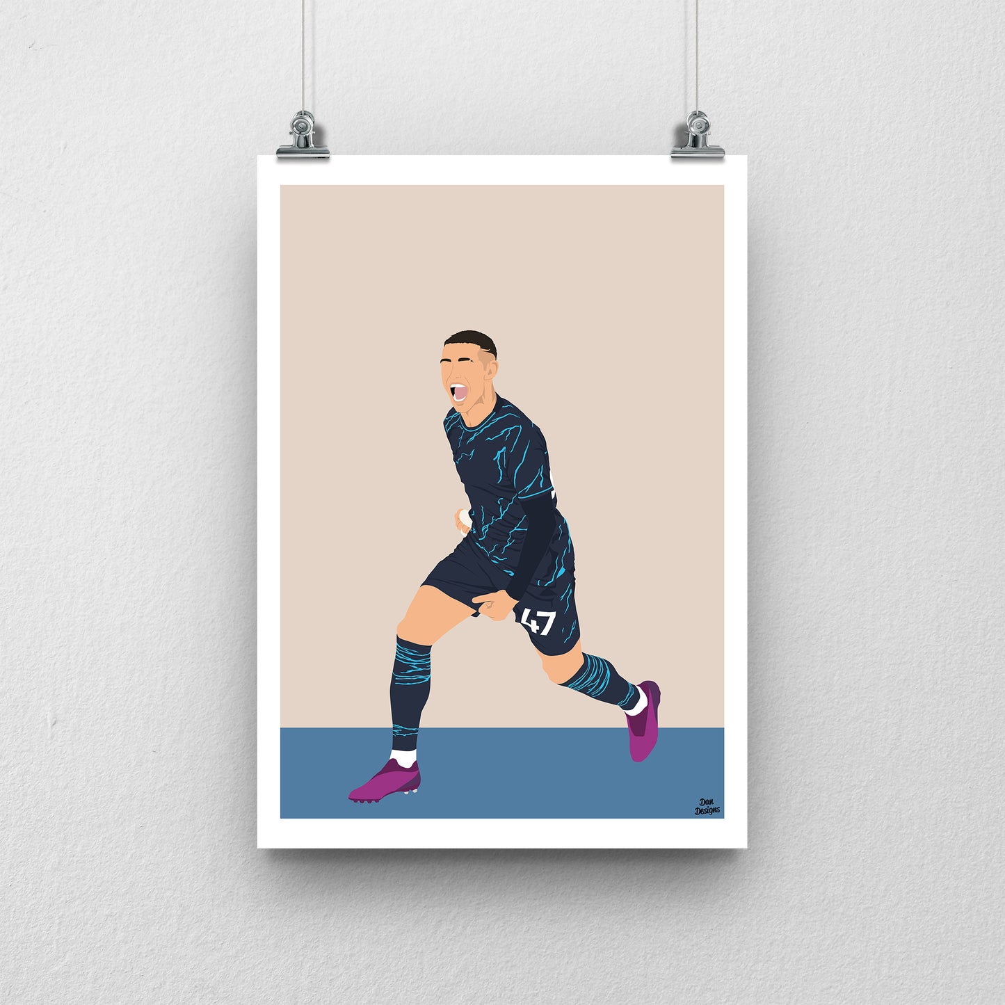 Phil Foden Away Print