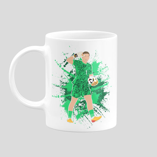 Jordan Pickford England Mug – Football Artwork