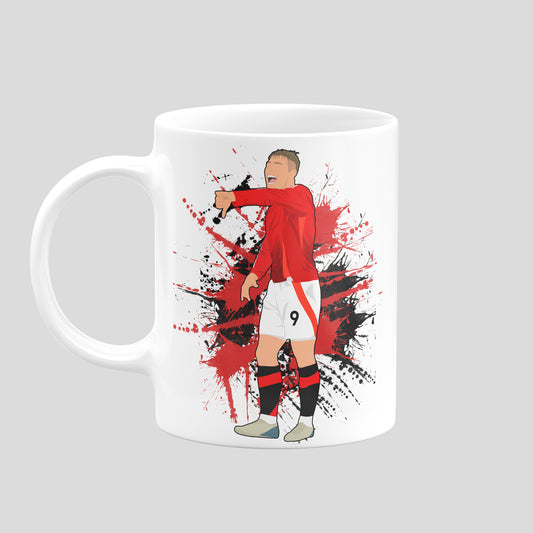 Rasmus Hojlund Manchester United Mug – Football Artwork