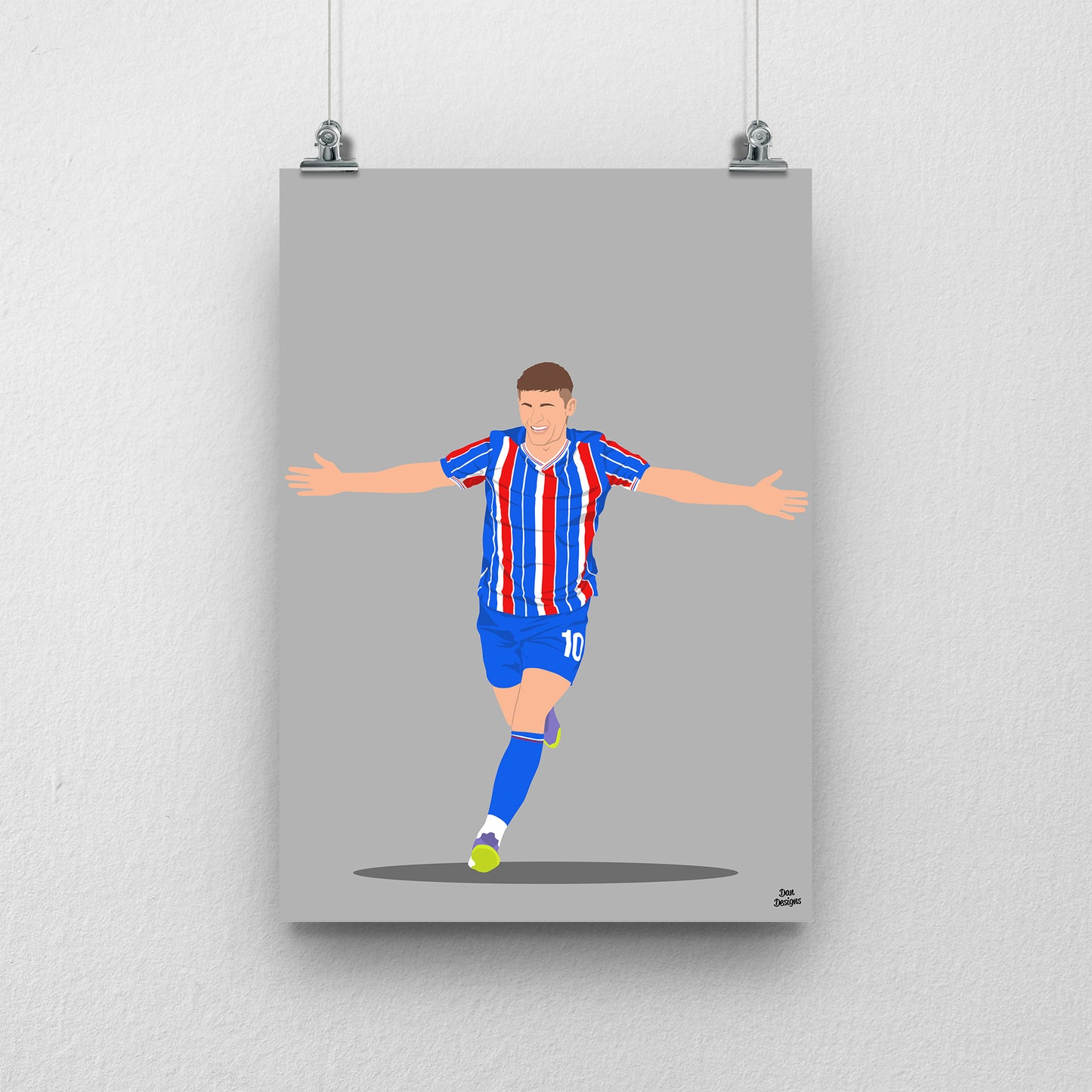 Regan Linney Carlisle United Print – Official Artwork