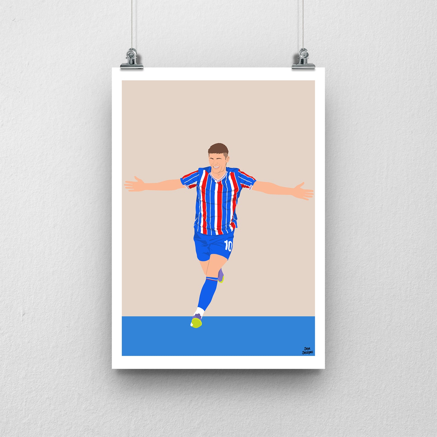 Regan Linney Carlisle United Print – Official Artwork