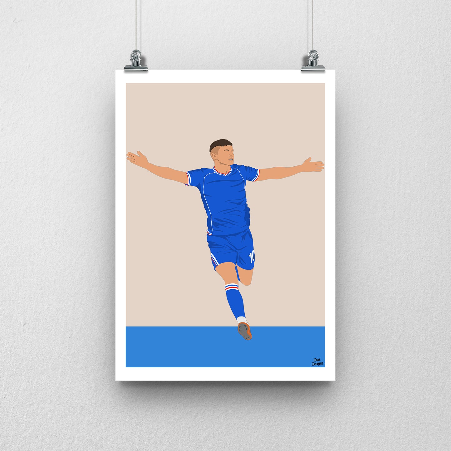 Regan Linney Carlisle United Print – Official Artwork