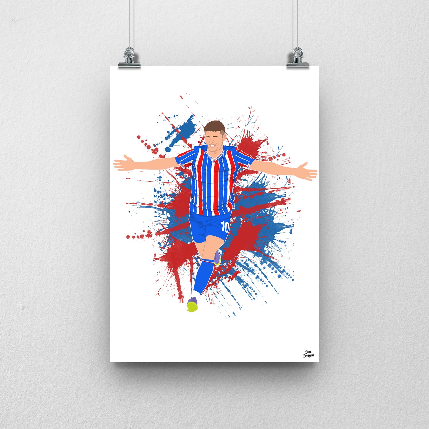 Regan Linney Carlisle United Print – Official Artwork