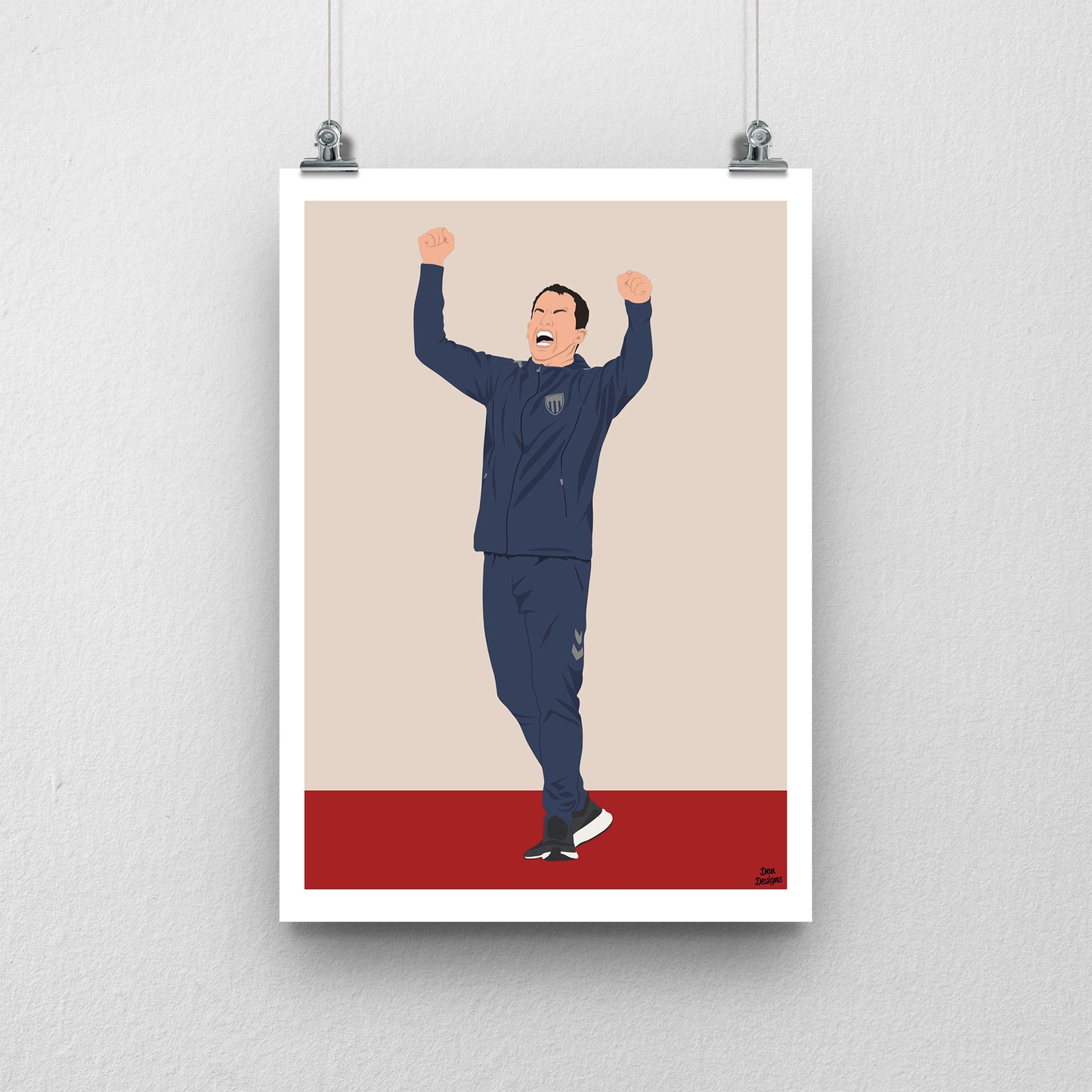 Régis Le Bris Print – Sunderland Football Poster