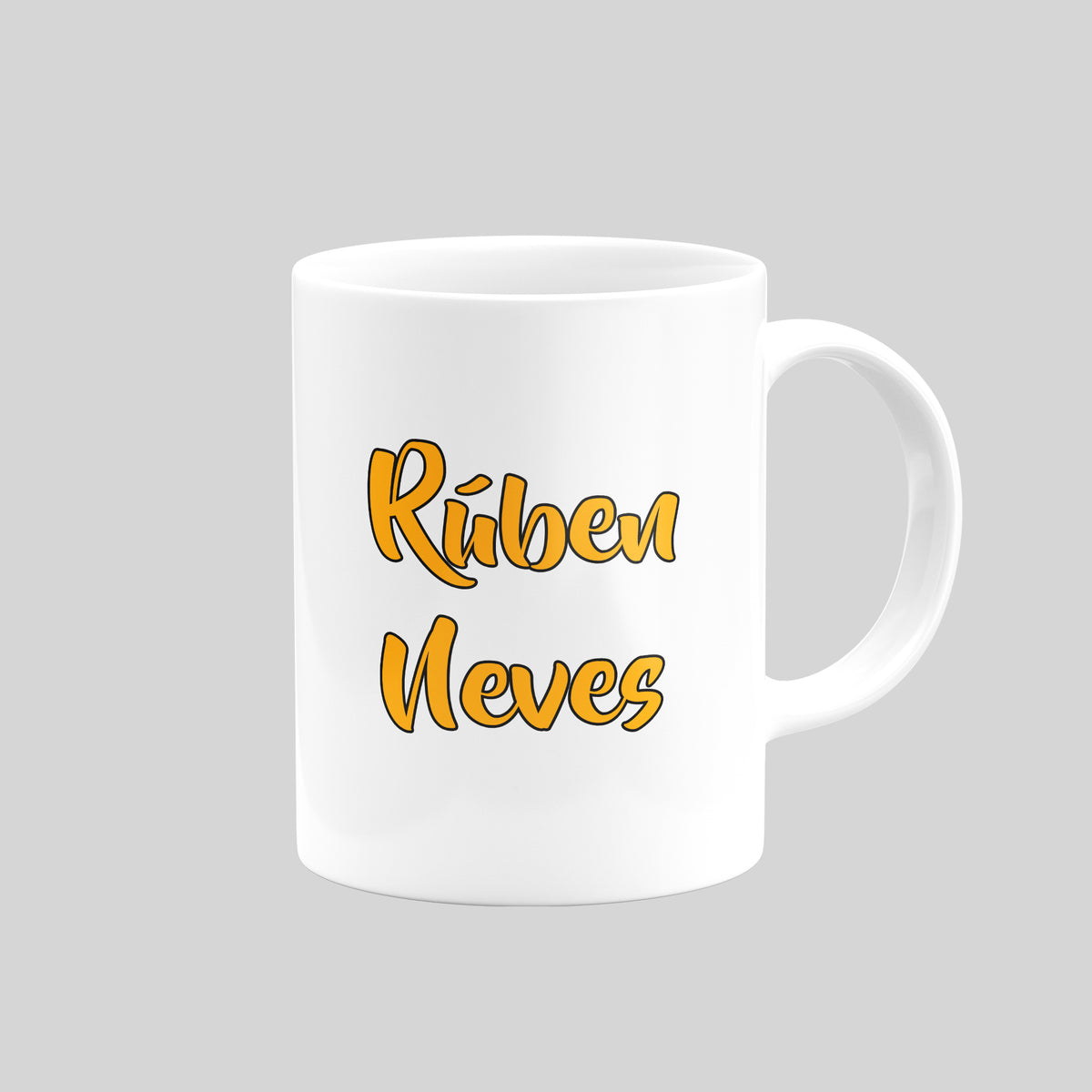 Rúben Neves Wolverhampton Wanderers mug – reverse name design