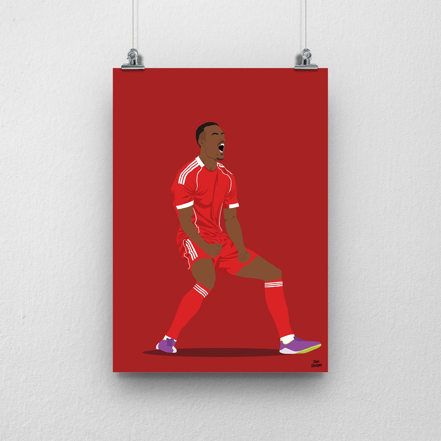 Ryan Gravenberch Liverpool Print – Football Artwork