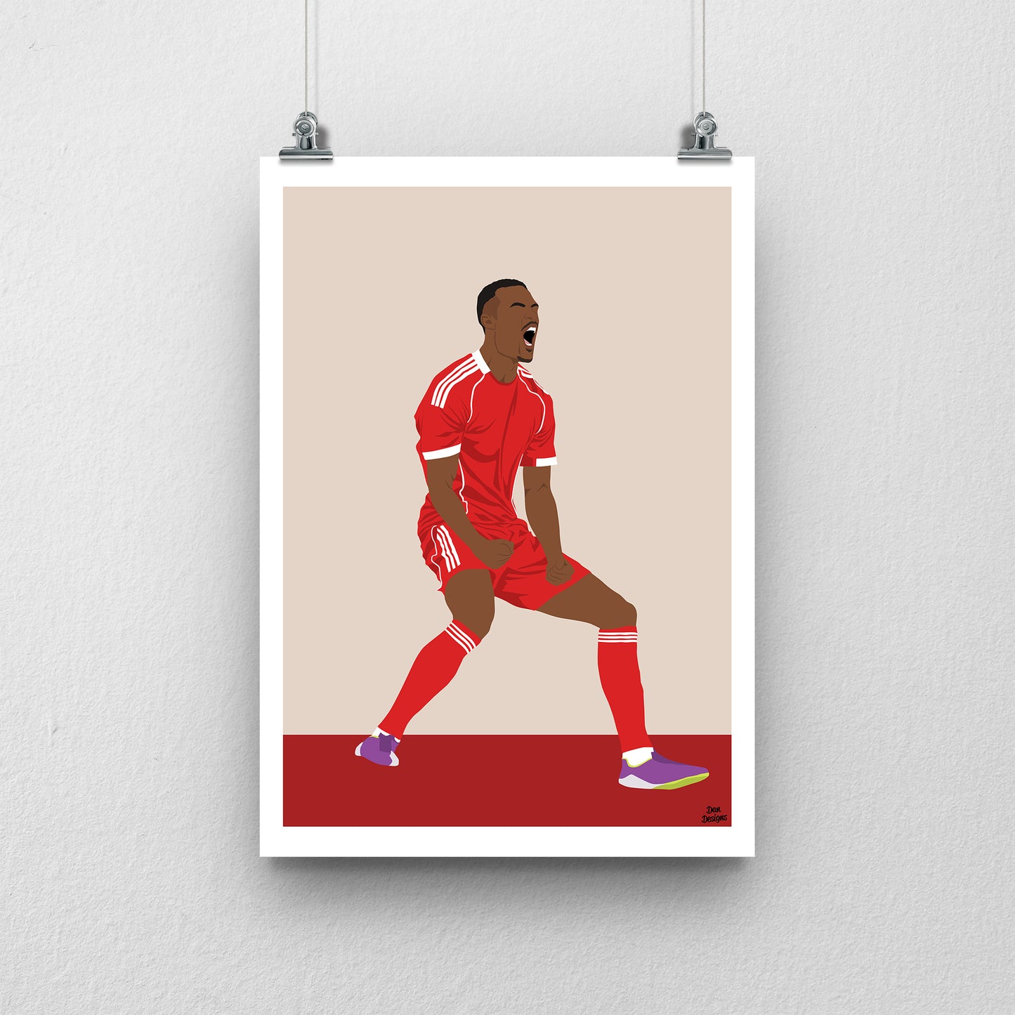 Ryan Gravenberch Liverpool Print – Football Artwork