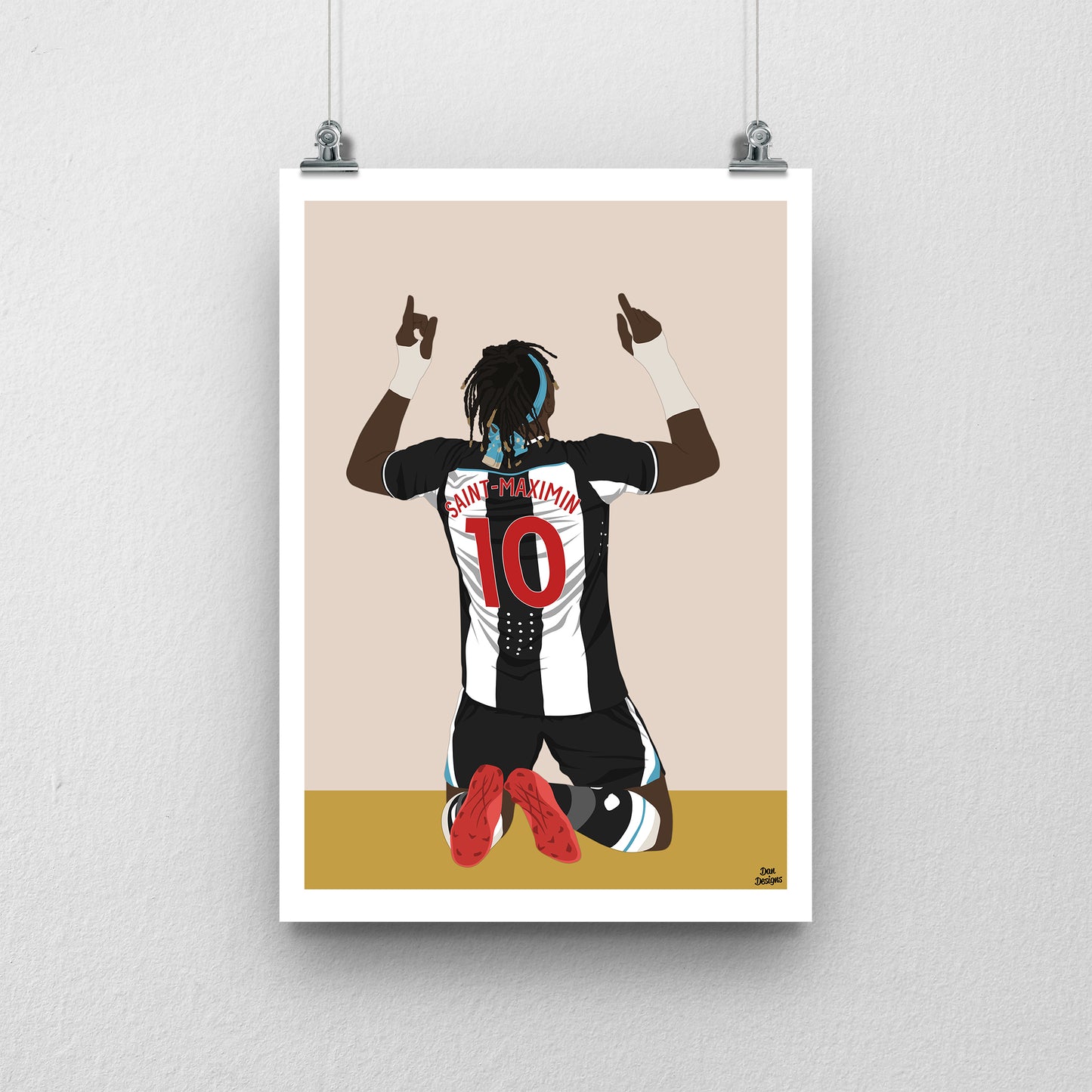 Allan Saint-Maximin Print – Newcastle United Football Artwork