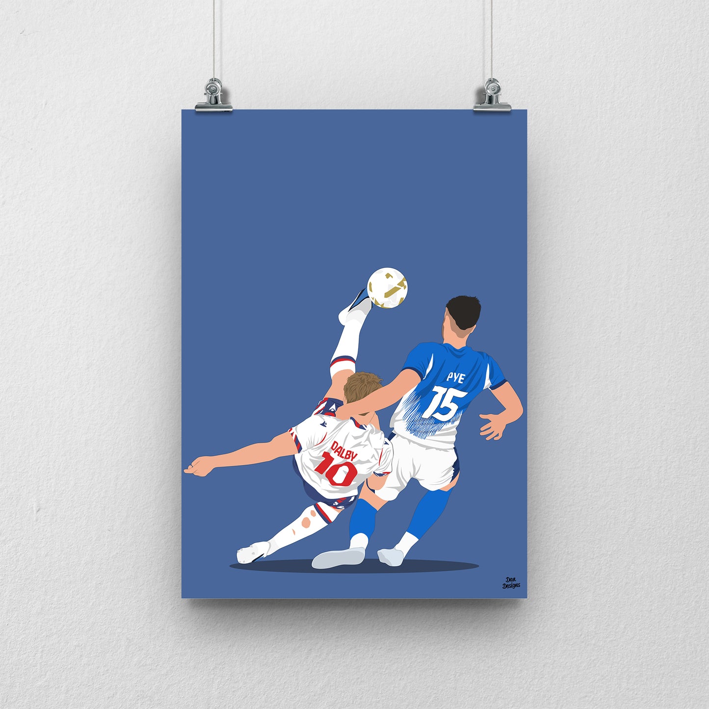 Sam Dalby Print – Bolton Wanderers Promotion Goal Artwork