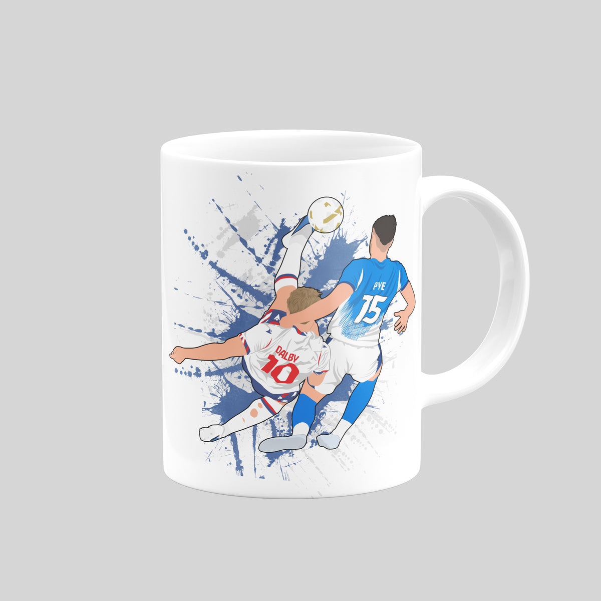 Sam Dalby Bolton Wanderers mug – reverse design