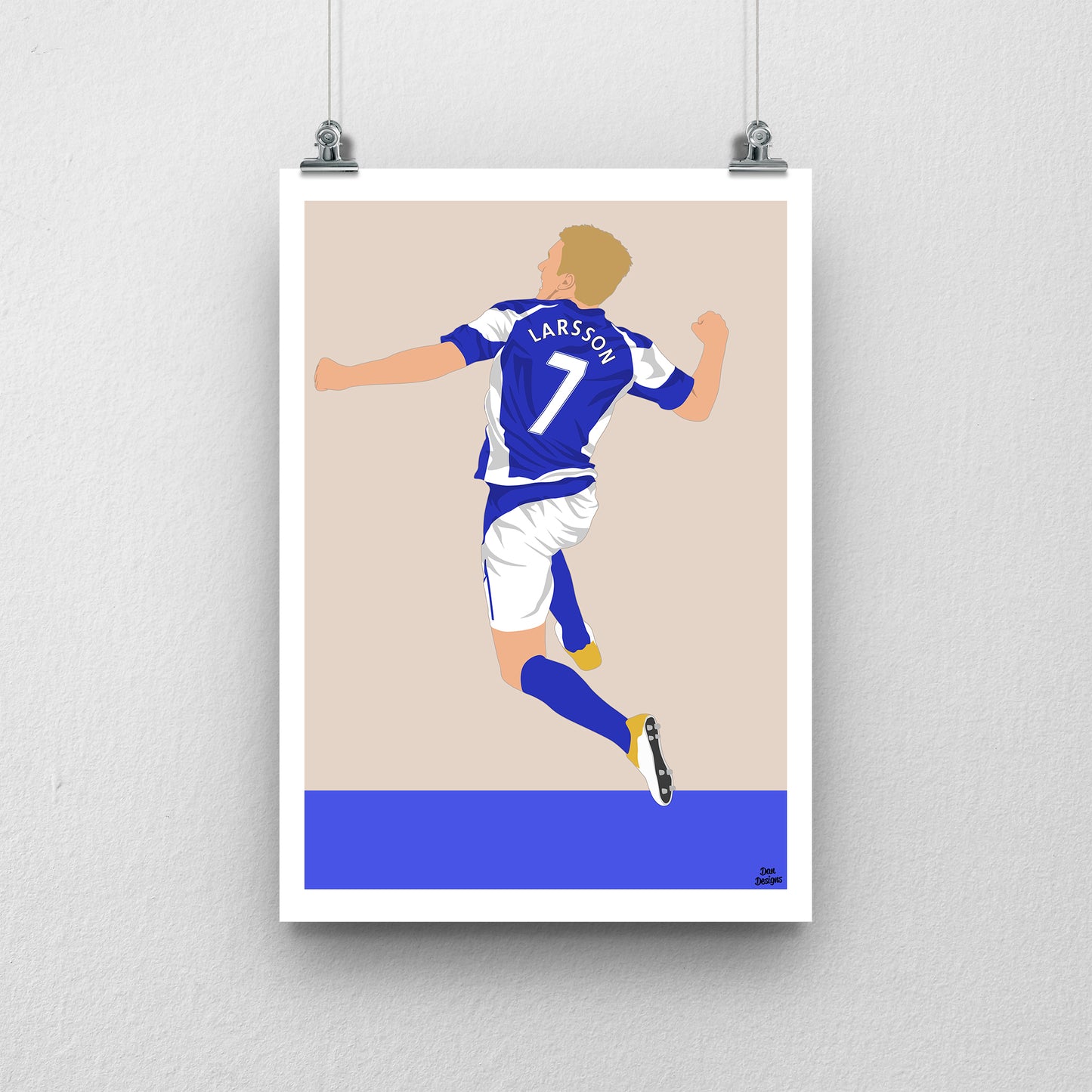 Seb Larsson Print – Birmingham City Artwork