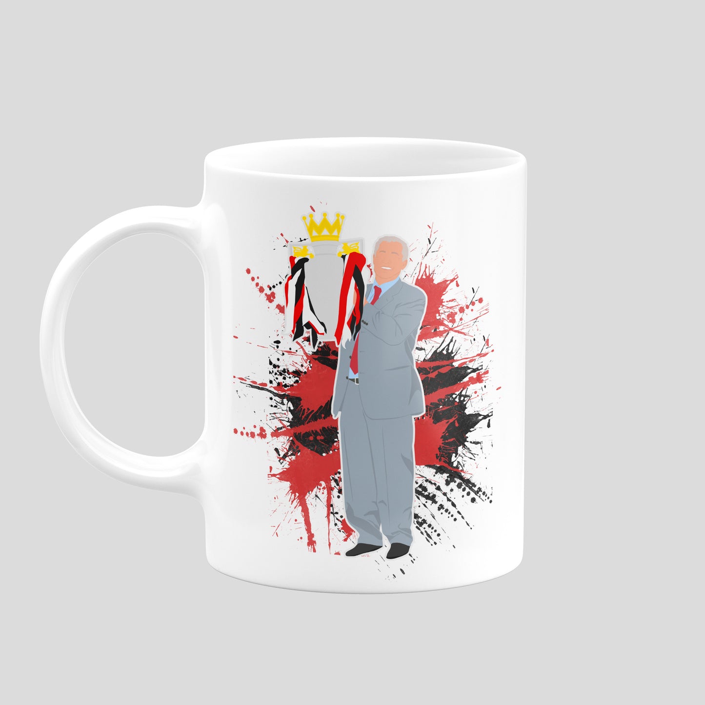 Sir Alex Ferguson Manchester United Mug – Football Artwork