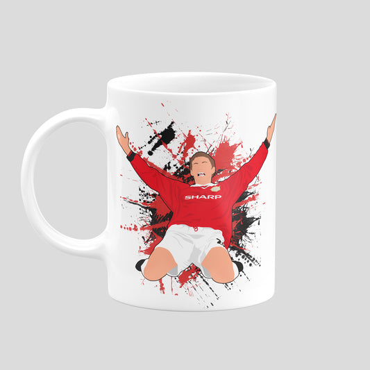 Ole Gunnar Solskjær Manchester United Mug – Football Artwork