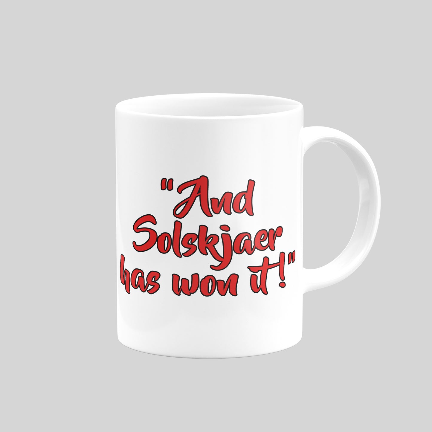 Ole Gunnar Solskjær Manchester United Mug – Football Artwork
