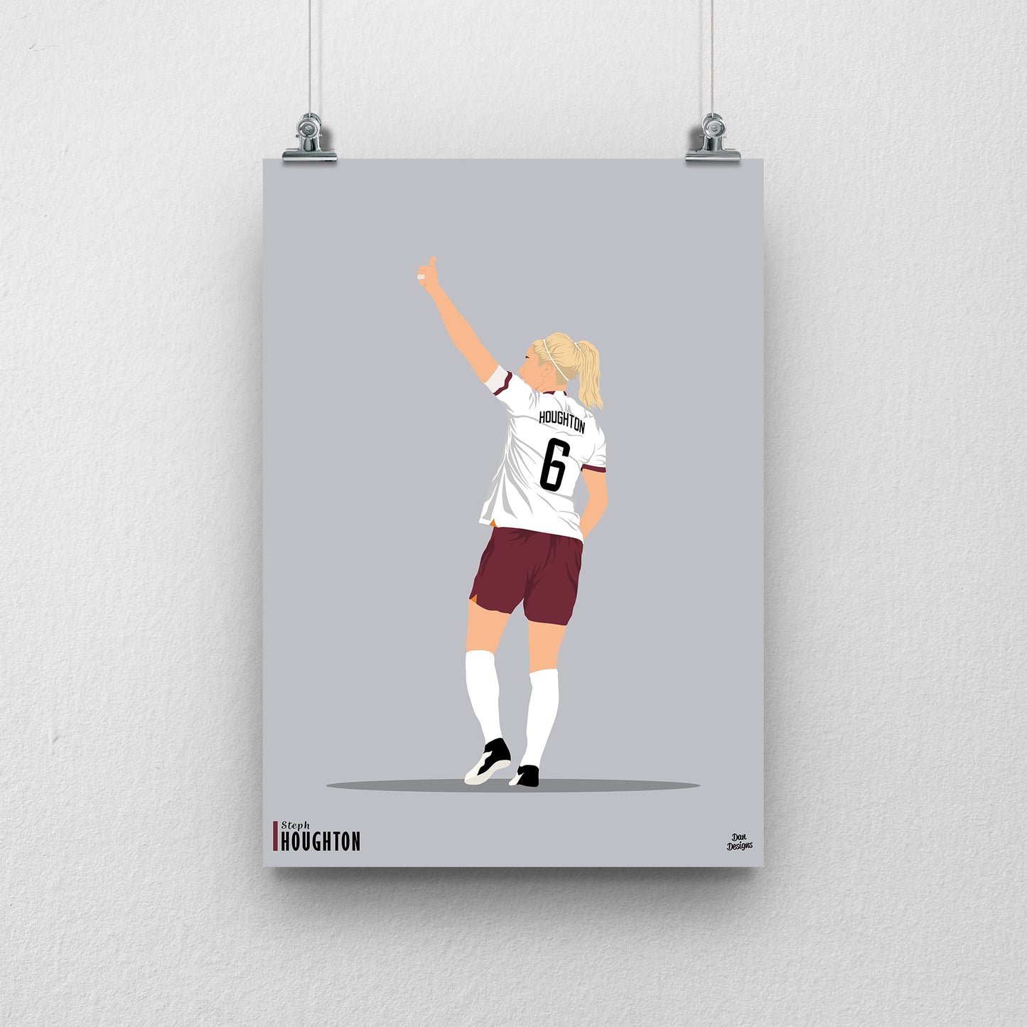 Steph Houghton Manchester City Print – Women’s Football Artwork