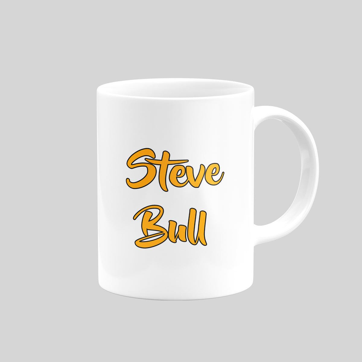 Steve Bull Wolverhampton Wanderers mug – reverse name design