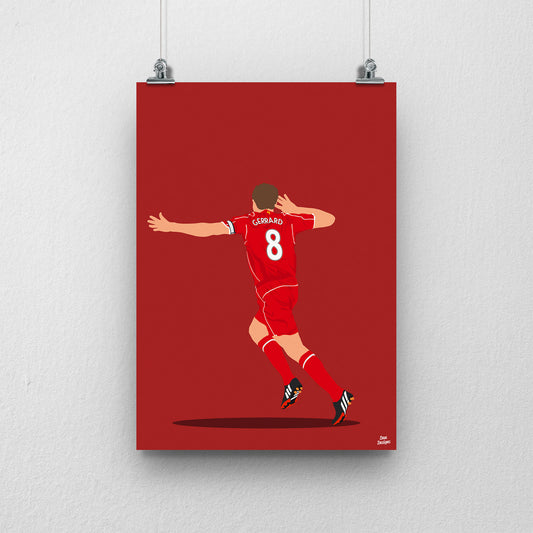 Steven Gerrard Print