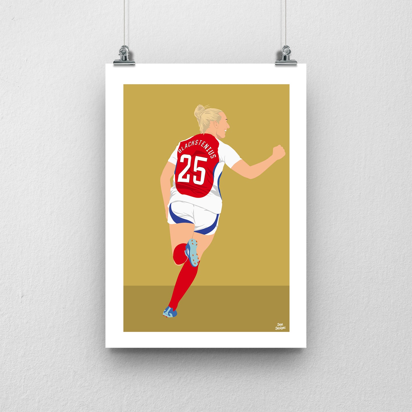 Stina Blackstenius Arsenal Print – Women’s Football Wall Art