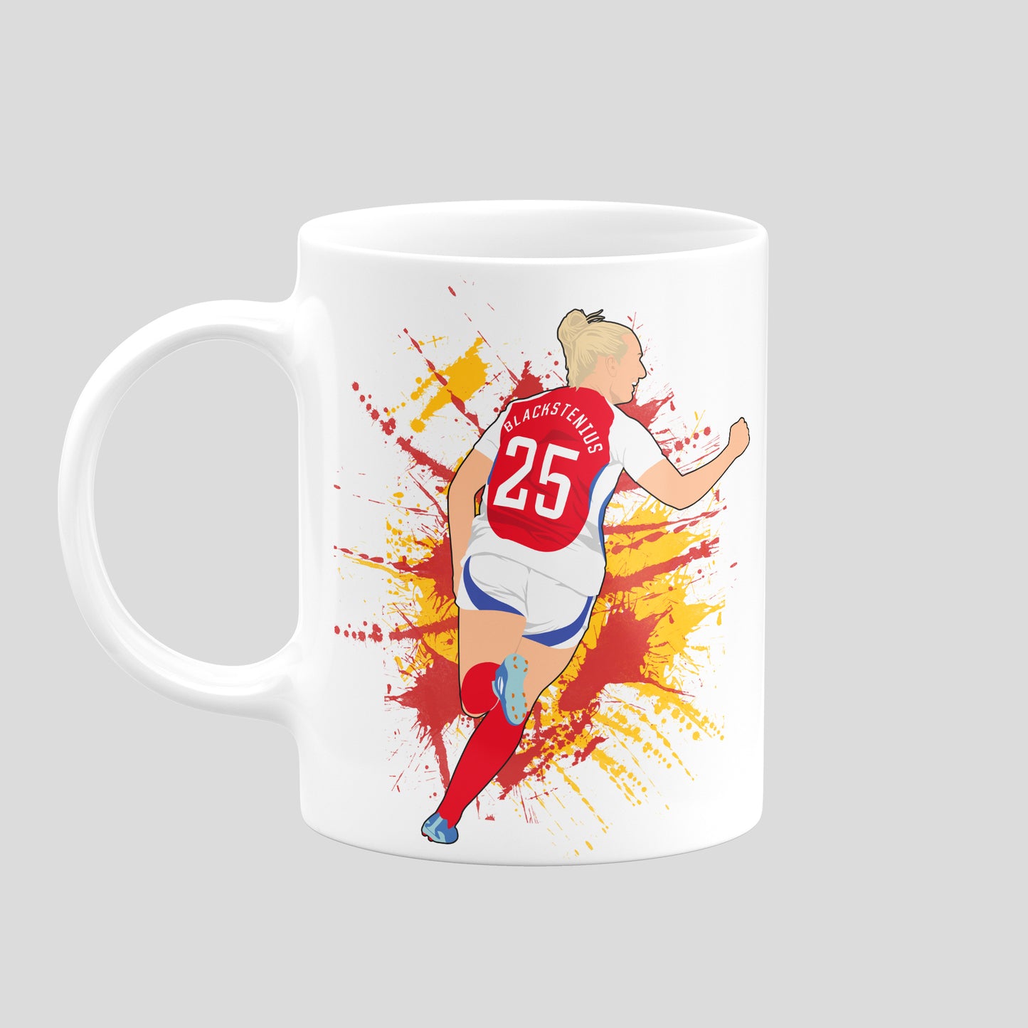Stina Blackstenius Arsenal Mug – Football Artwork