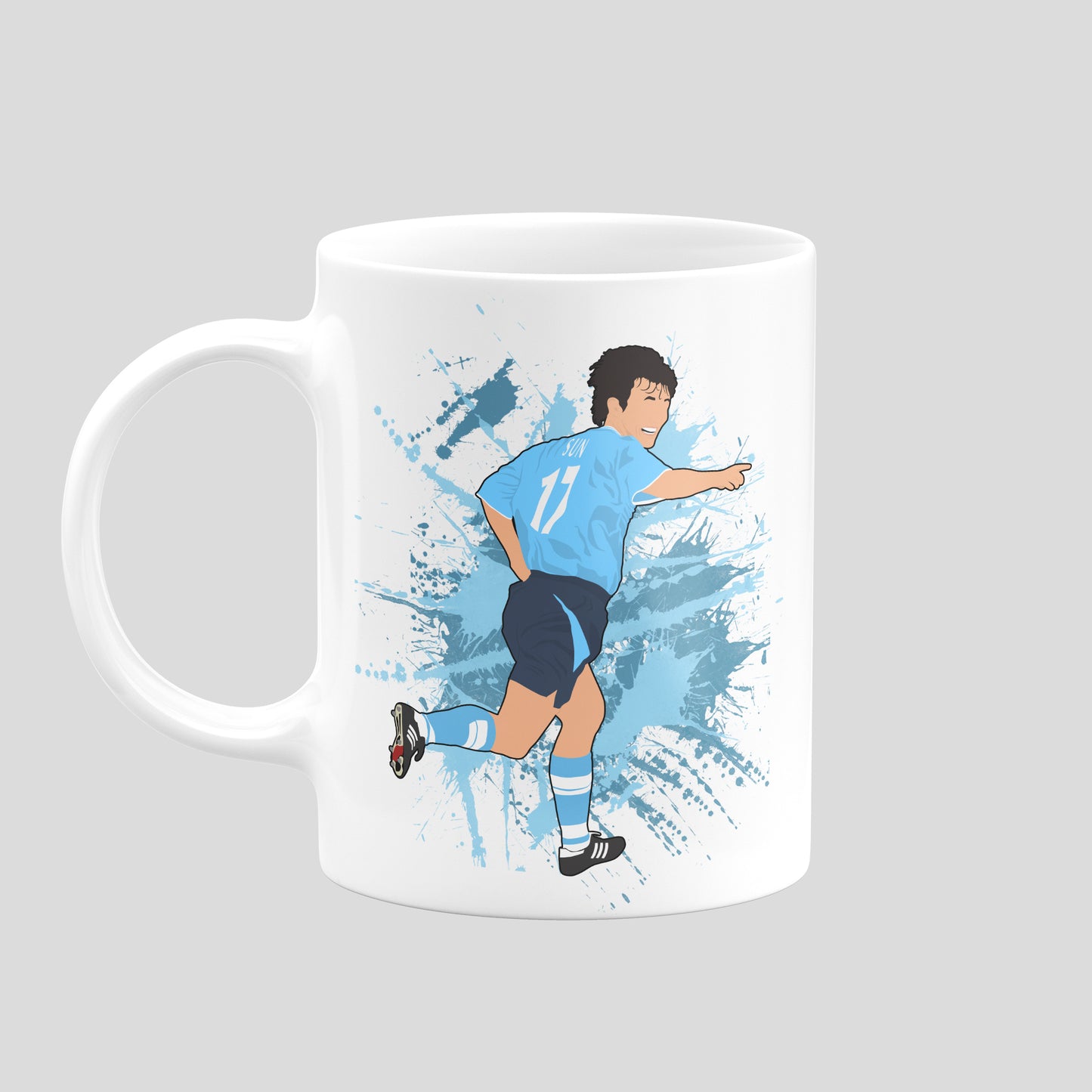 Sun Jihai Manchester City Mug – Football Artwork