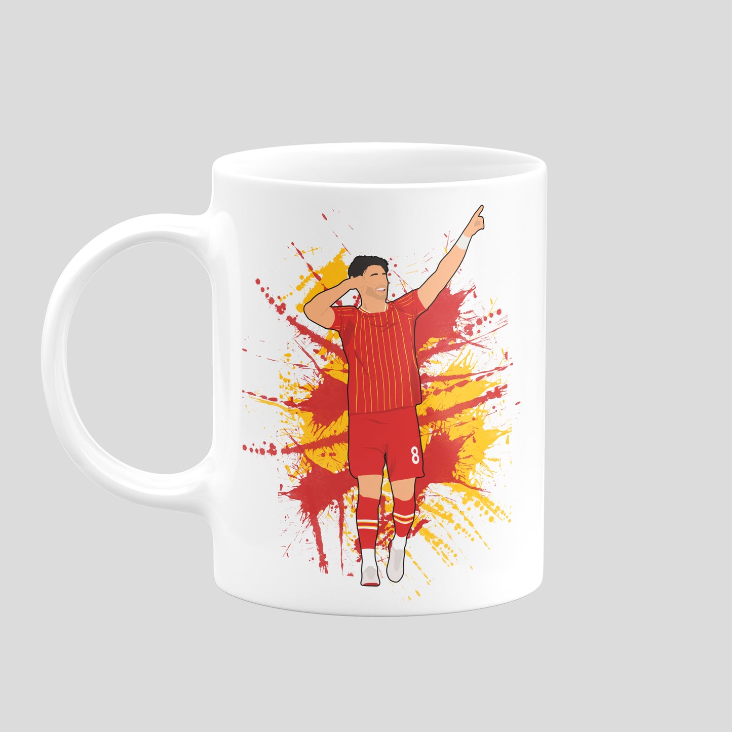 Dominik Szoboszlai Liverpool Mug – Football Artwork