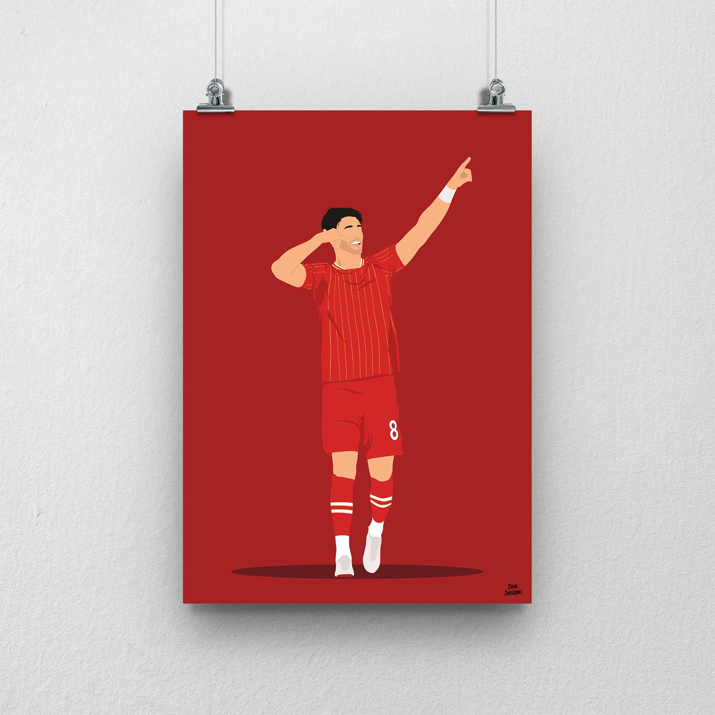 Dominik Szoboszlai Liverpool Print – Football Artwork