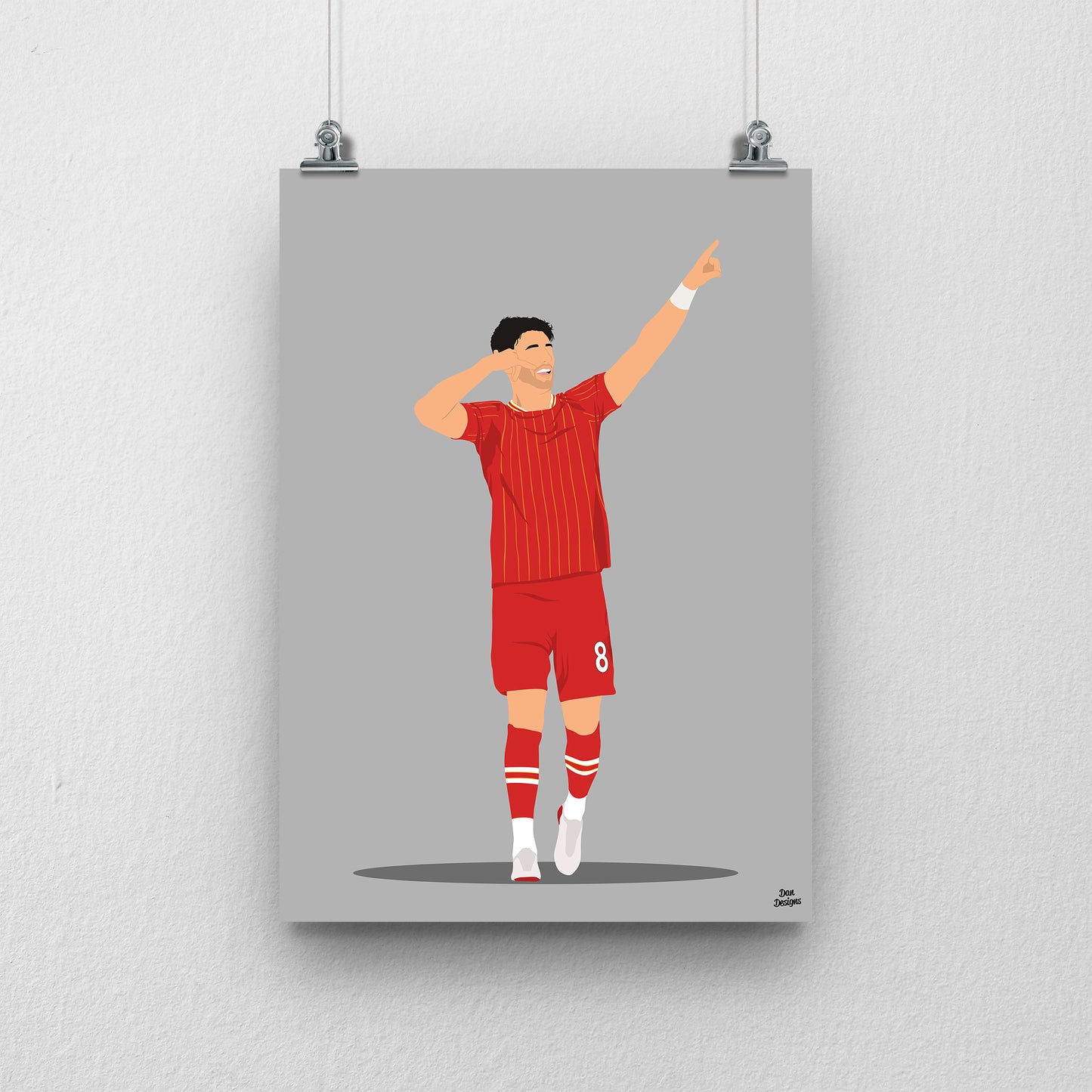 Dominik Szoboszlai Liverpool Print – Football Artwork