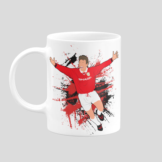 Teddy Sheringham Manchester United Mug – Football Artwork