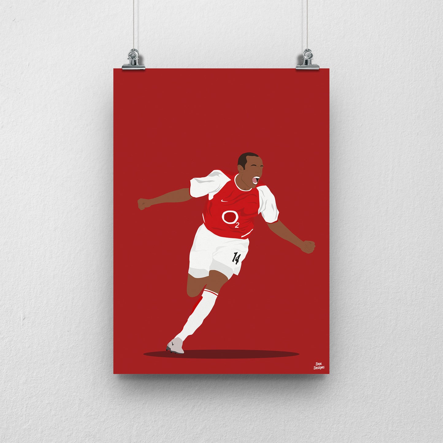 Thierry Henry Arsenal Print – Football Artwork