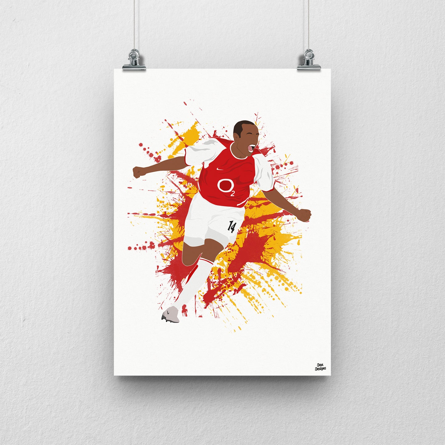 Thierry Henry Arsenal Print – Football Artwork