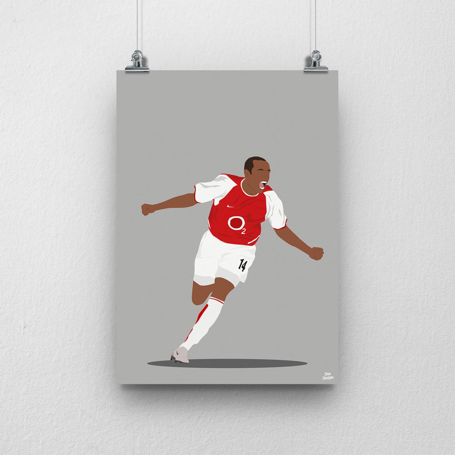Thierry Henry Arsenal Print – Football Artwork