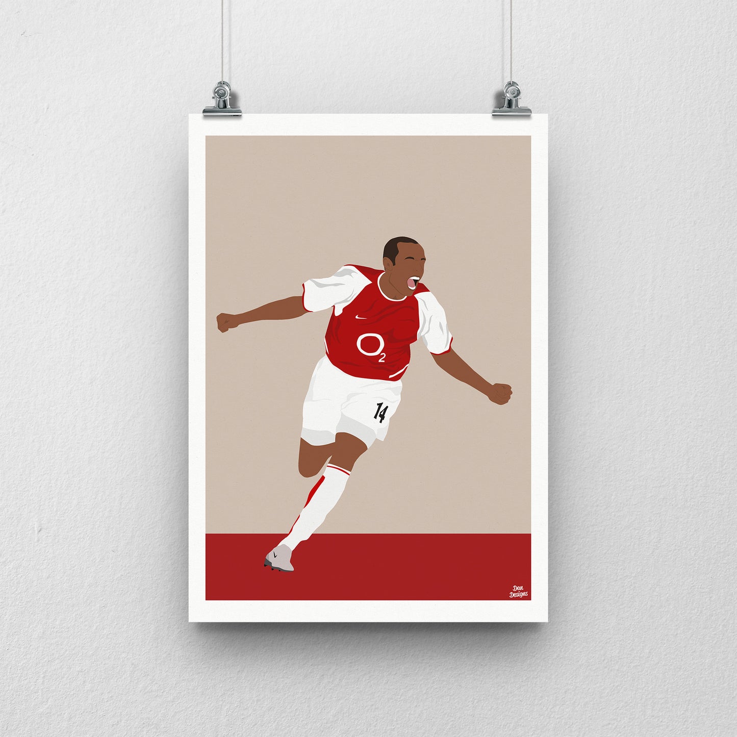 Thierry Henry Arsenal Print – Football Artwork