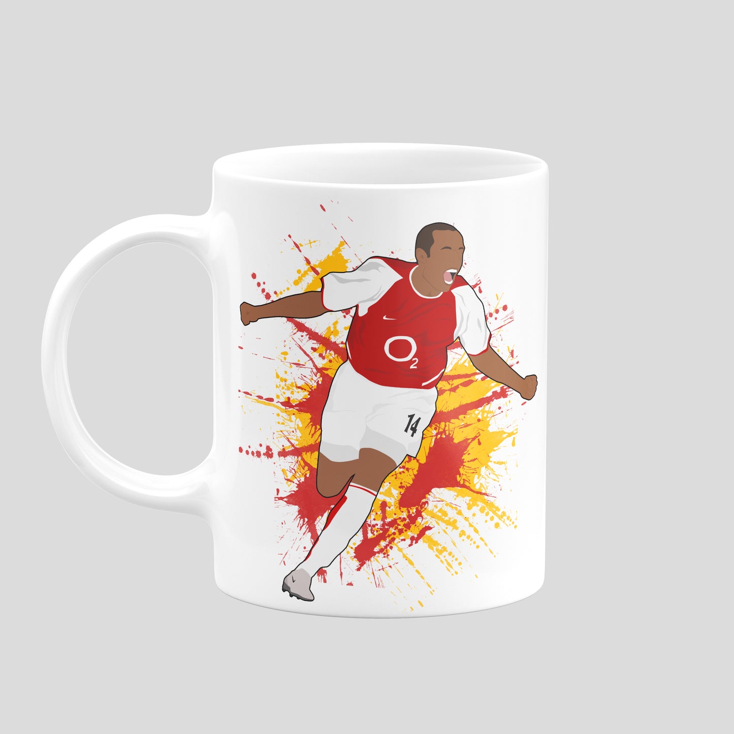 Thierry Henry Arsenal Mug – Football Artwork