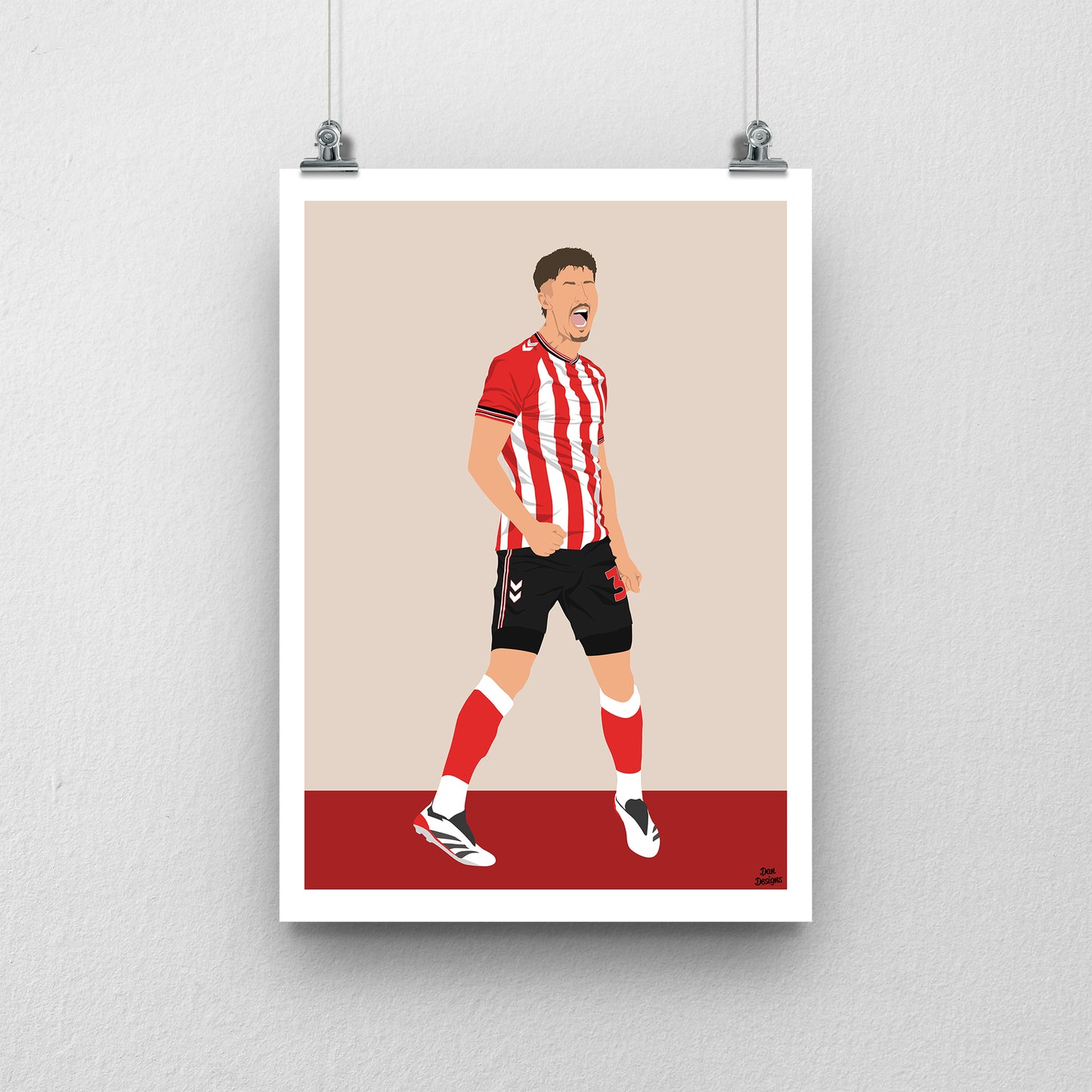 Trai Hume Sunderland Print – Football Artwork