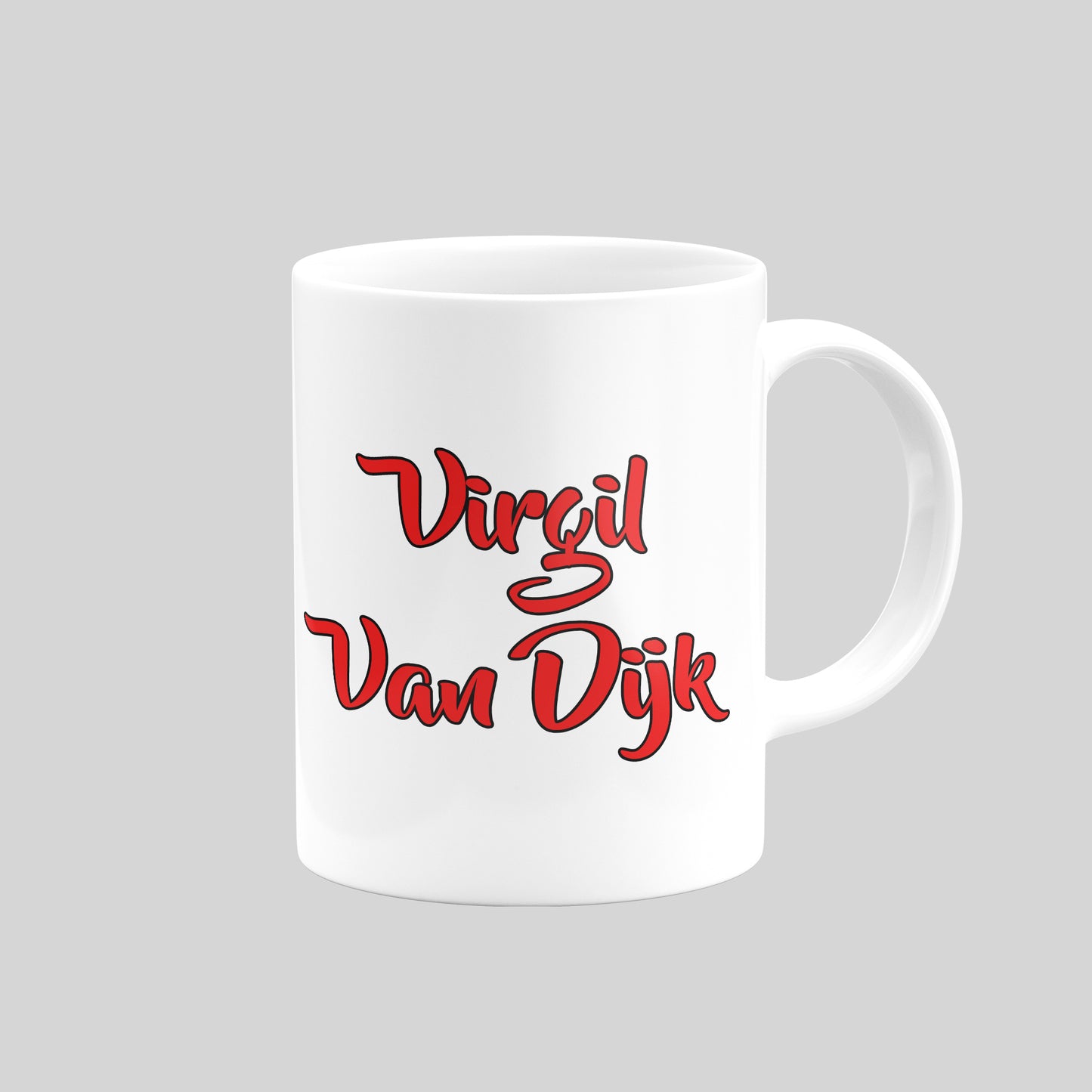 Virgil van Dijk Liverpool Mug – Football Artwork