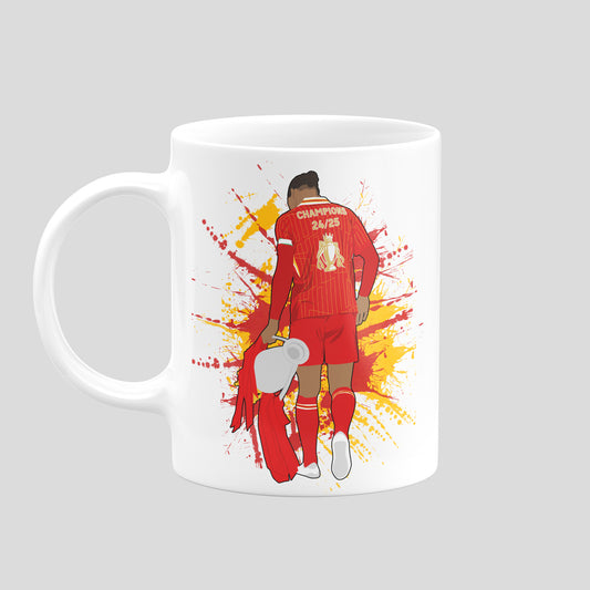 Virgil van Dijk Liverpool Mug – Football Artwork