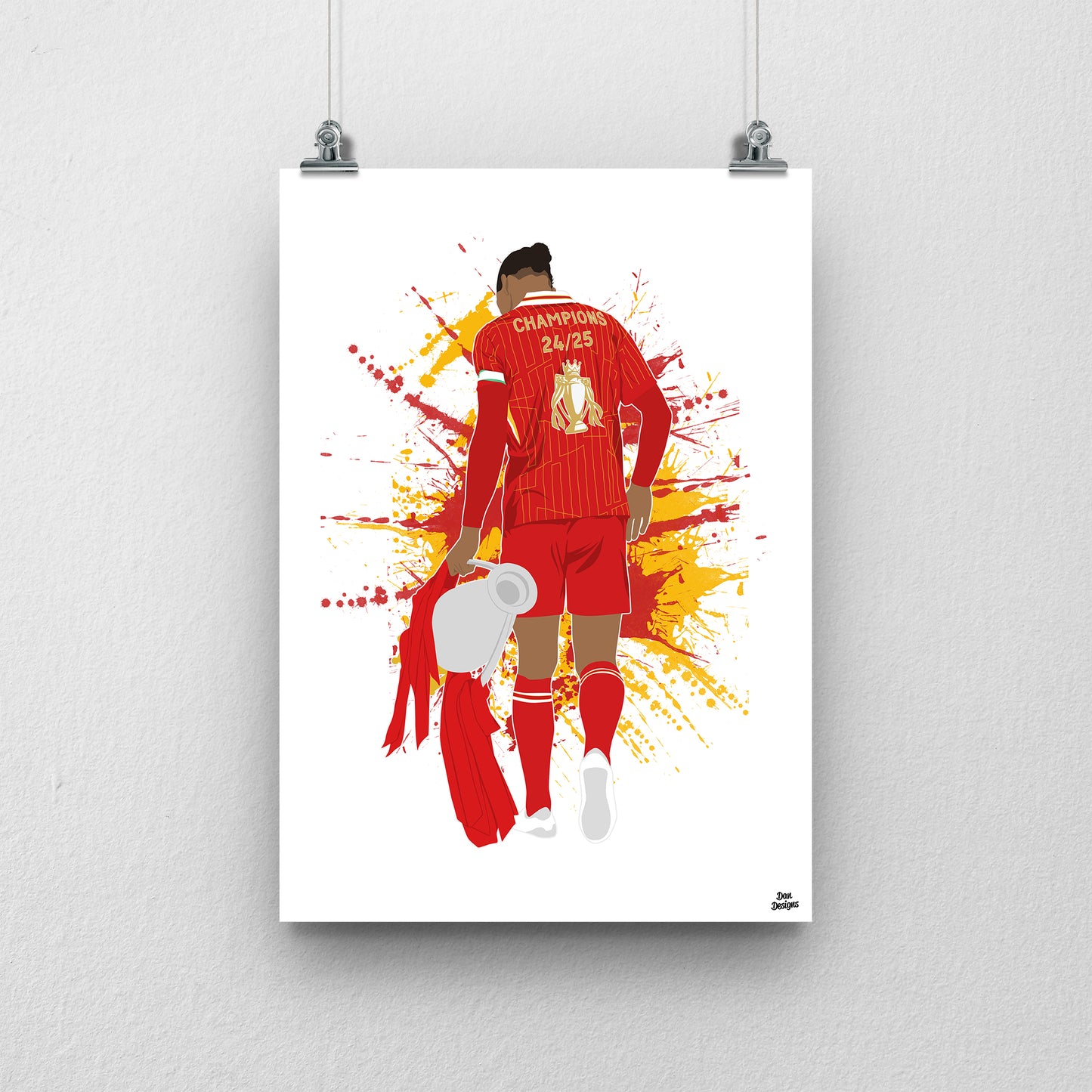 Virgil Van Dijk Print