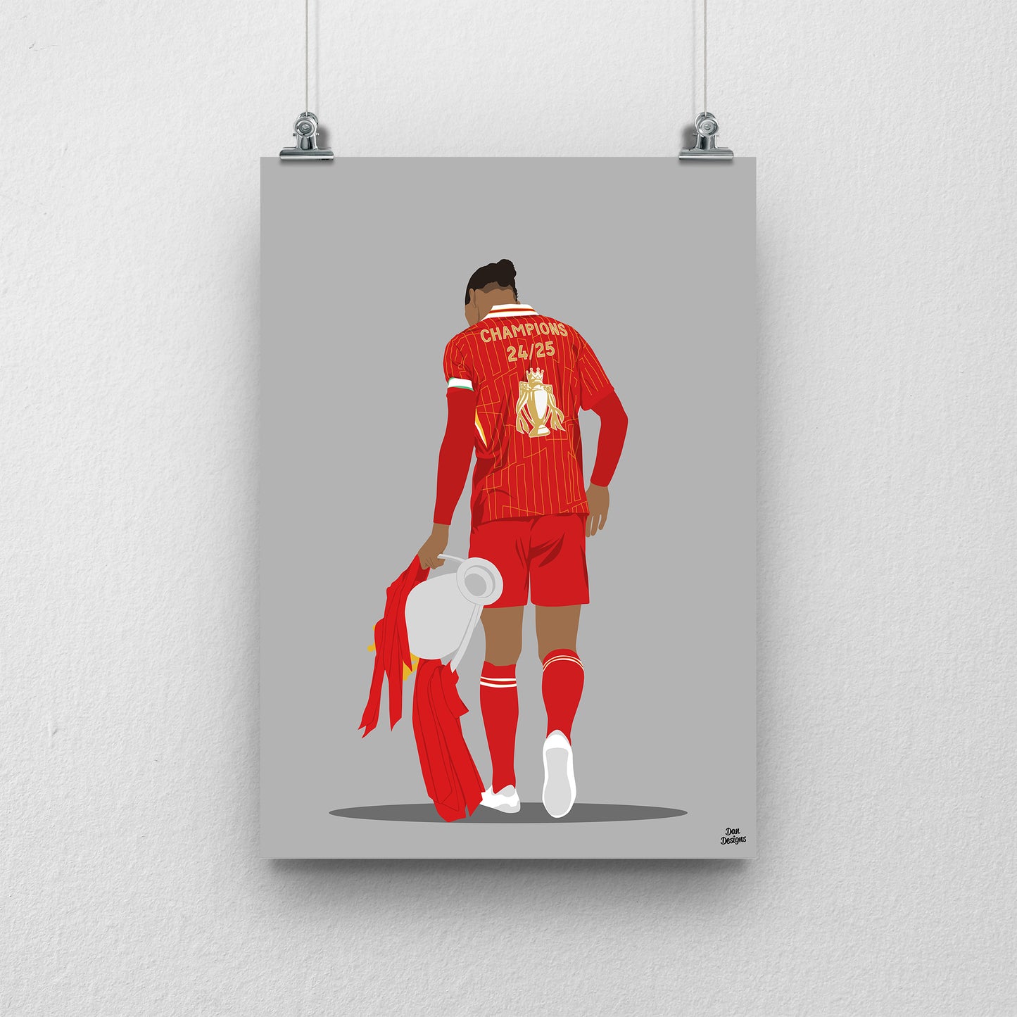 Virgil Van Dijk Print