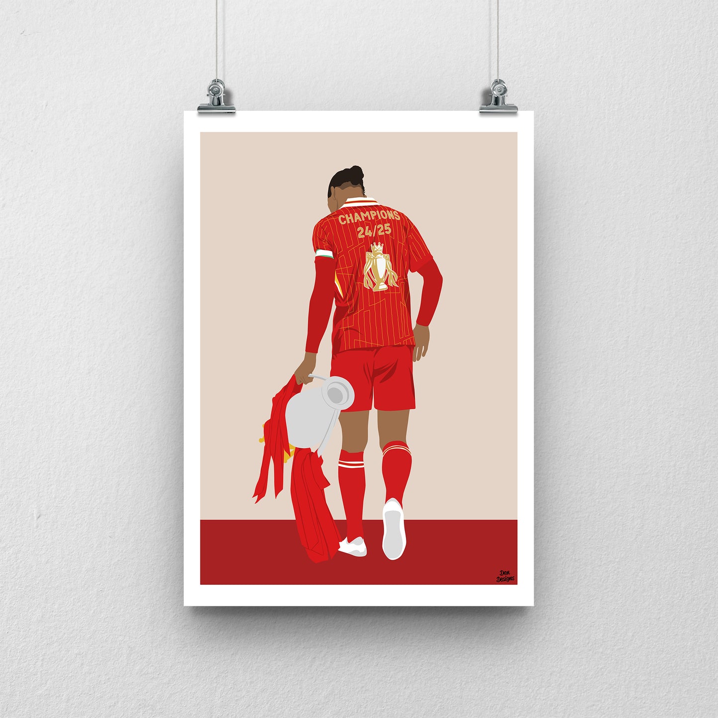 Virgil Van Dijk Print
