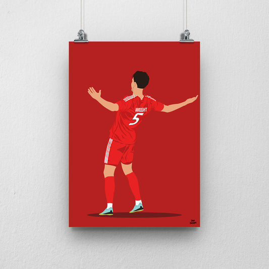 Will Wright Swindon Town Print – Football Artwork