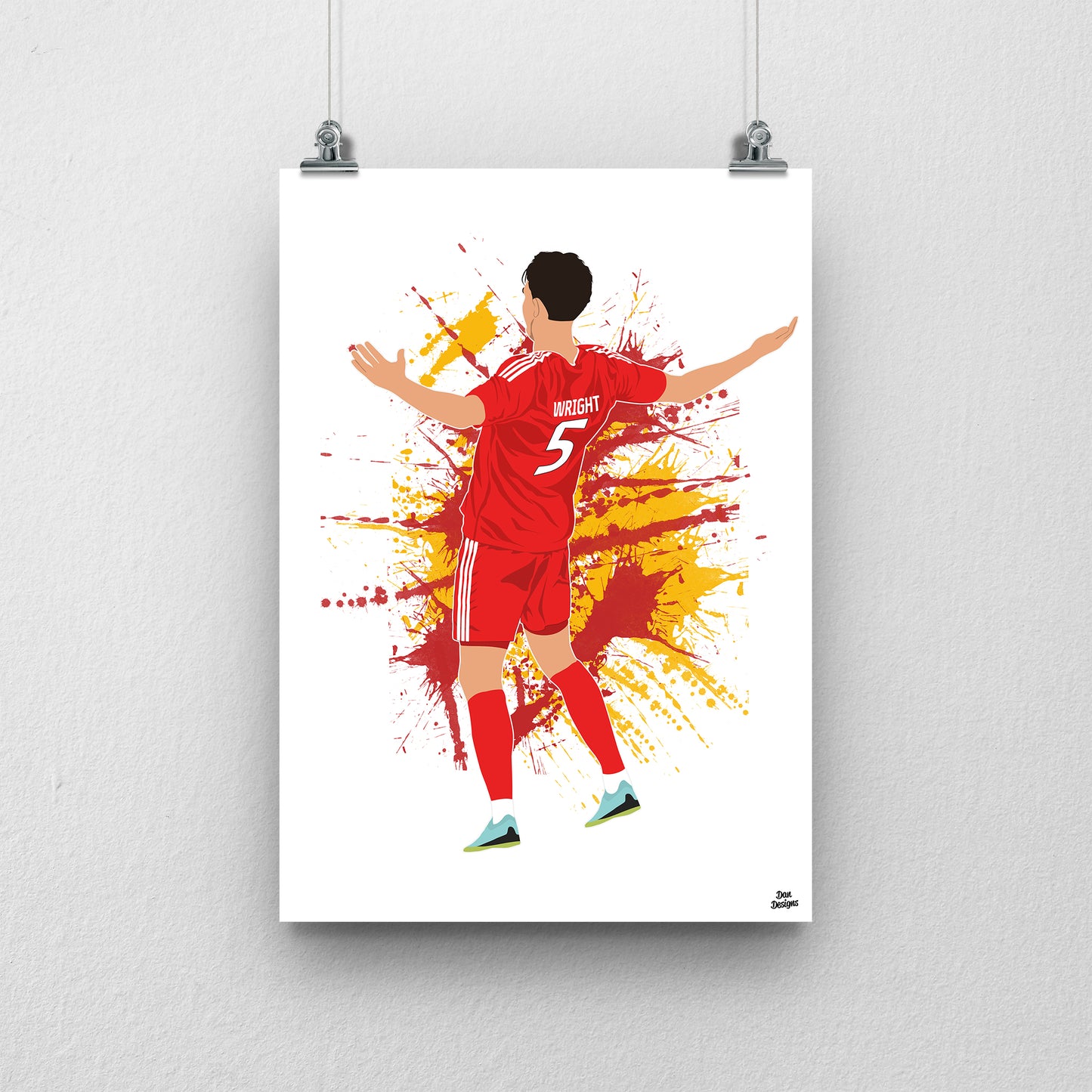 Will Wright Swindon Town Print – Football Artwork