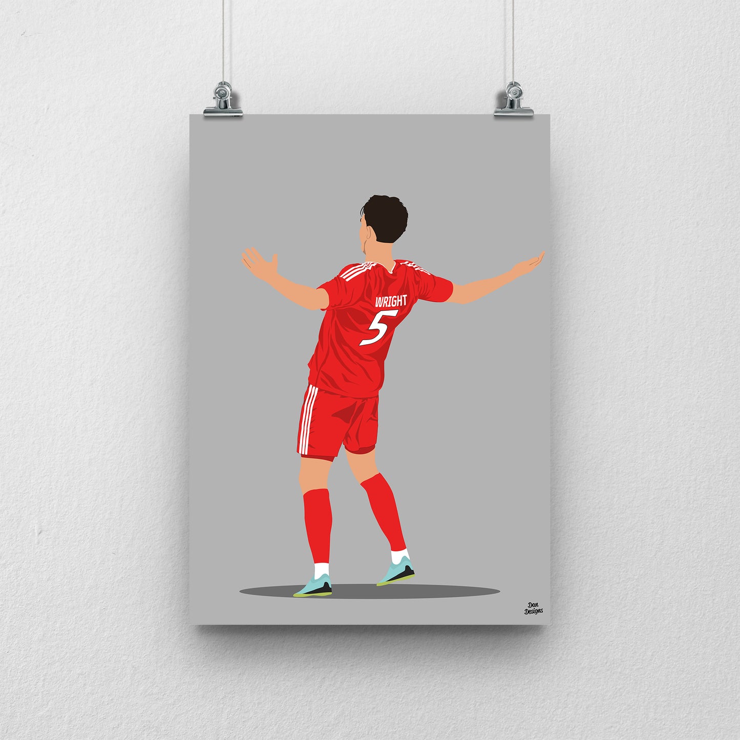 Will Wright Swindon Town Print – Football Artwork