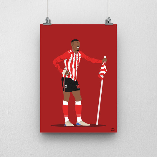 Wilson Isidor Sunderland Print – Football Artwork