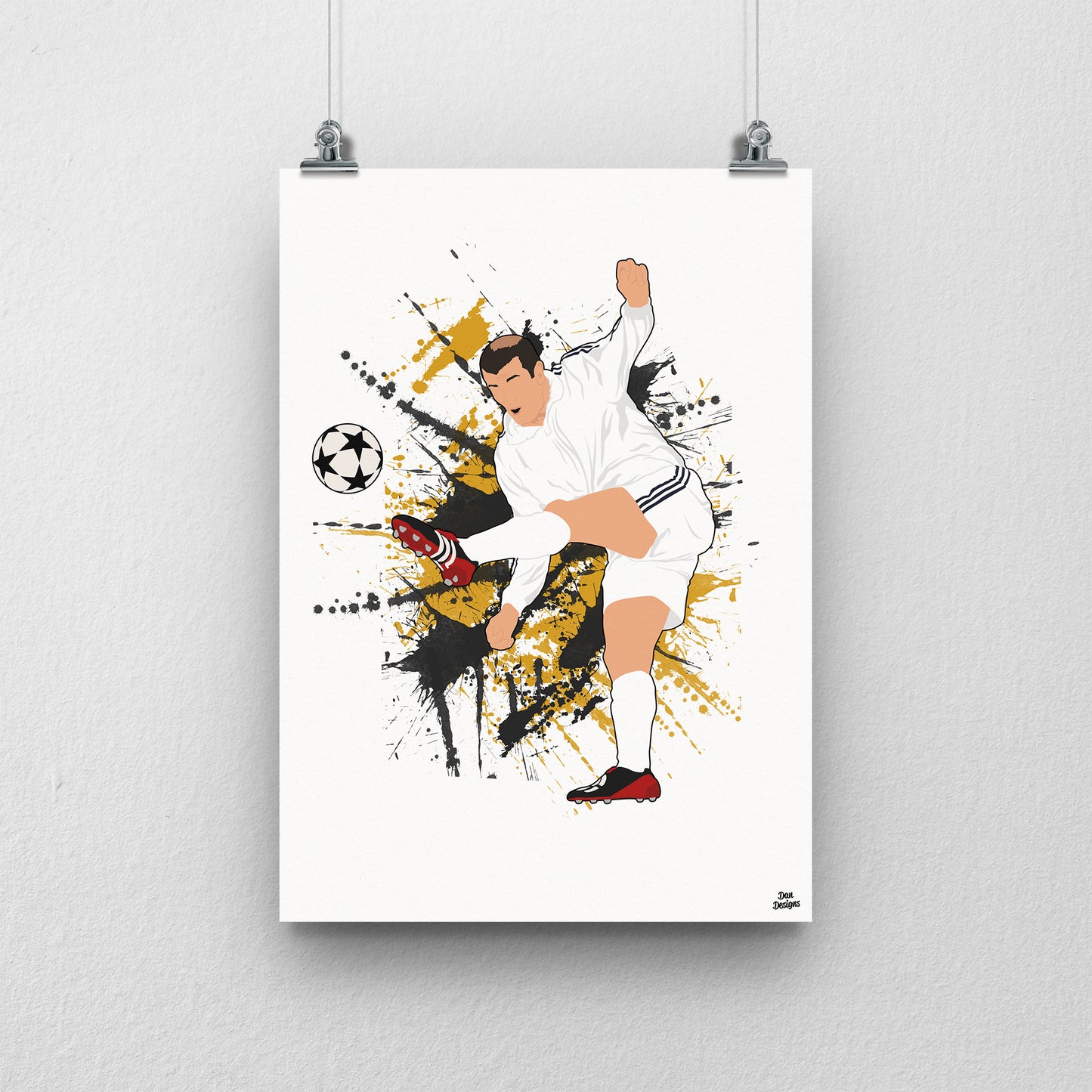 Zinedine Zidane Print